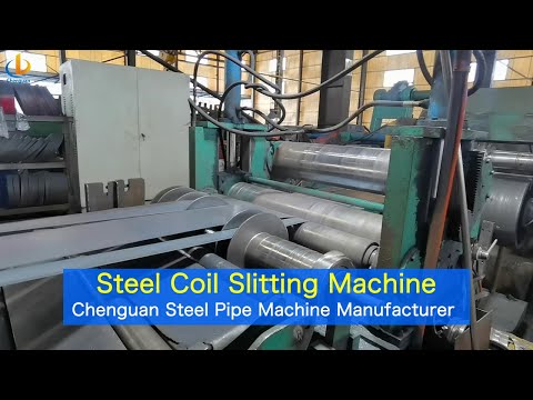 Steel Coil Slitting Machine From Customer, Sheet Metal Coil Cutting Machine