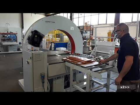 GG MACCHINE TRAY PACK AUTOMATIC Orbital Stretch wrapping machine