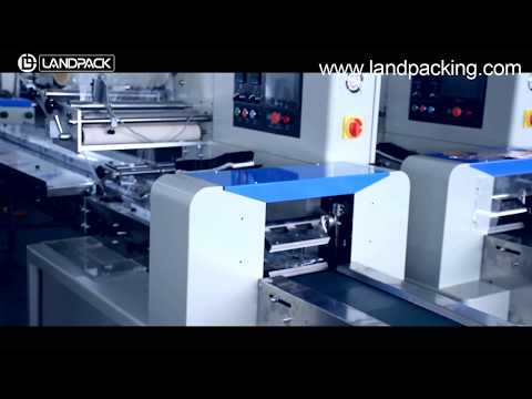 Cake Packing Machine With Tray | Snack Wrapping Machine With Pallet