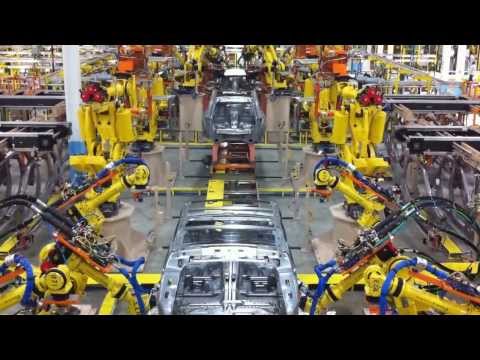 Robots Building Cars