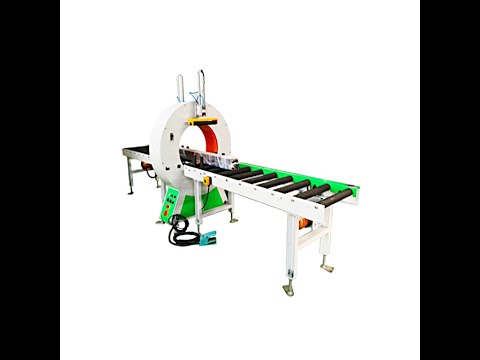 Automatic Orbital Stretch Wrap Machines for Aluminum Profile video youtube