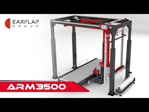 Enfardadora de palets a brazo rotante ARM3500 | Automatic rotary arm pallet wrapper // EAR-FLAP®