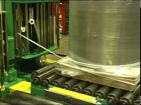 CUSTOM Stretch Wrapper - Highlight Industries&#039; Synergy 5 High Speed Coil Wrapper Roper