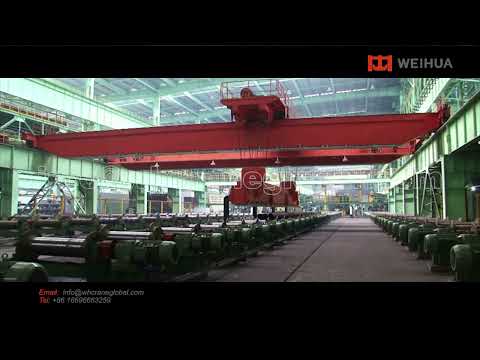 WEIHUA Crane - Fully automatic steel pipe distribution crane