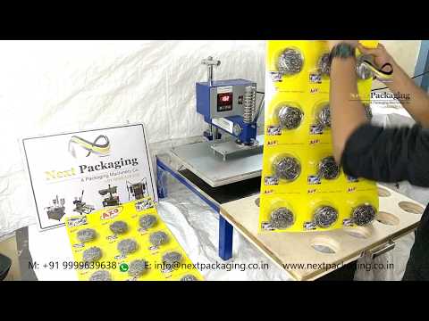 Manual scrubber packing machine | Small Scrubber packing machine | Juna packing machine