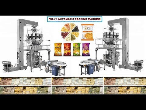 Automatic Grocery Packing Machine Fully Automatic pouch packing line with Metal Detector