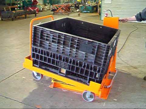 Industrial Cart Lift &amp; Tilt, Material Handling Equipment, Topper Industrial