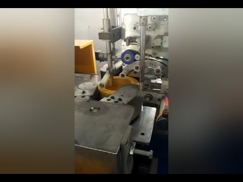 Electrical wire cable automatic coiling wrapping machine