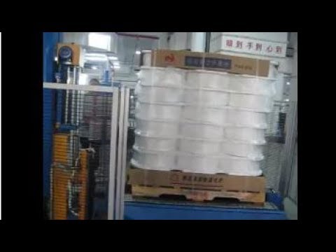 Automatic Pallet Packing Line and Strapping Machine