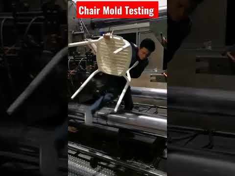 Chair Mold Testing| Injection Molding Machine