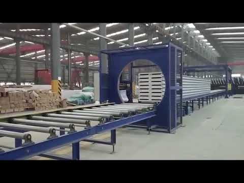 Heavy duty orbital stretch wrapping machine