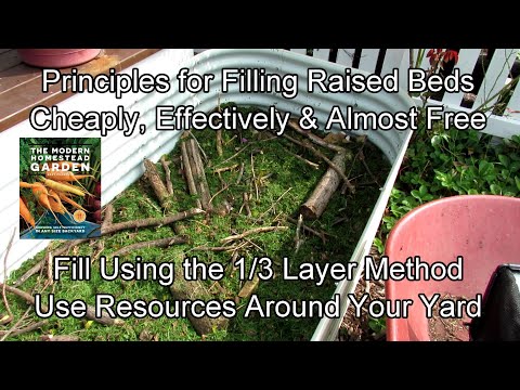 Principles for Filling Raised Beds Cheaply, Effectively &amp; Almost Free: Follow the 1/3 Fill Method!