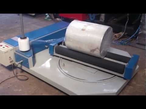 VIDEO ROLL STRETCH WRAPPING MACHINE