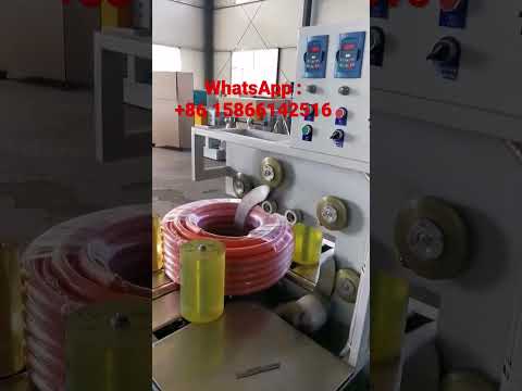 Hose packing machine.