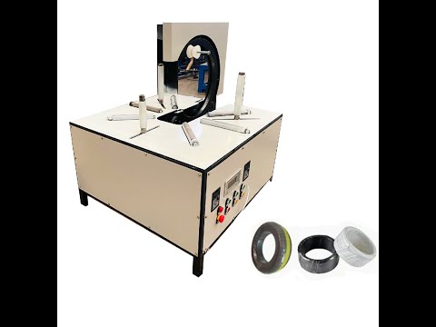 Wire And Cable Packing Machine / Wire coil packaging machine +86 182 304 89099