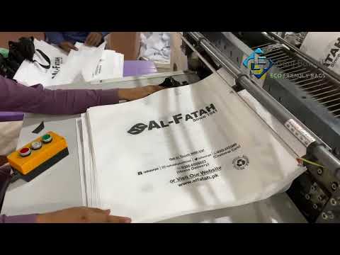 Non woven Fabric Printing and Bag Making | Automatic Machine | Al Fatah | Reusable Recyclable Bags