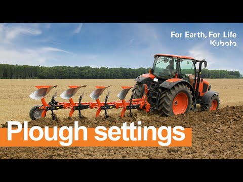 Easy Plough Settings | #Kubota 2021