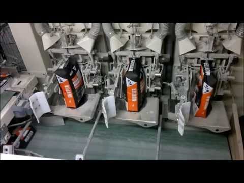 Automatic valve bag filling - Drymix mortar bagging