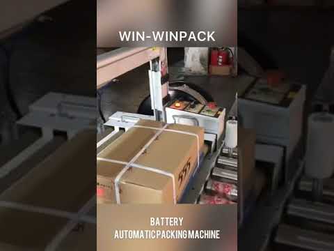 Automatic packing machine included carton erector/casepacker/carton sealer for pack #battery