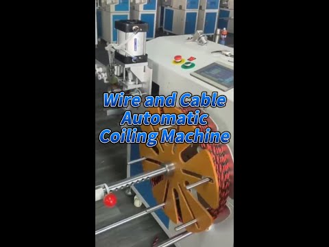 Semi-automatic wire and cable coiling winding machine