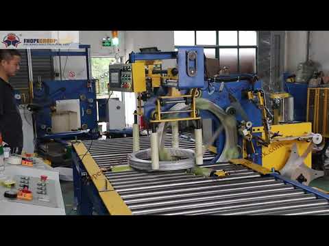 copper strip coil wrapping machine