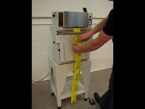 1055 Rollbag Semi-Automatic Bagging Machine - Strip Packaging Demo by Clamco