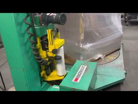 Signode Low Profile Pallet Stretch Wrapper Wrapping Machine with Ramp