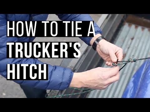 How To Tie A Trucker&#039;s Hitch