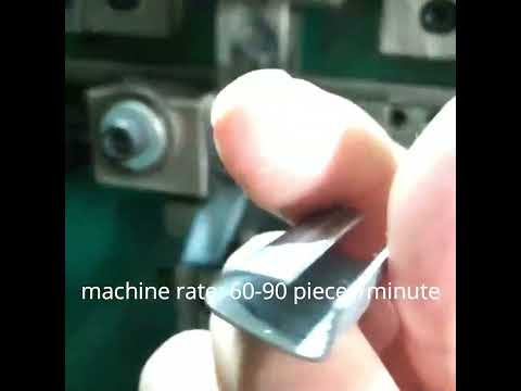 The machine for making PET strapping clip 13 x 30 x 1 0 mm for packaging of over 200 kg break force