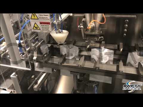 Automatic Bagging Machine for Packaging Cannabis into Child Safe Pouches