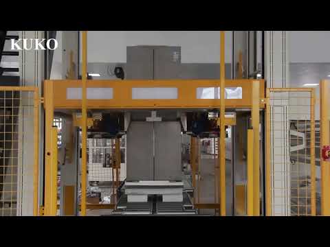 Fully Automatic cold stretch hooding machine automatic pallet packing machine