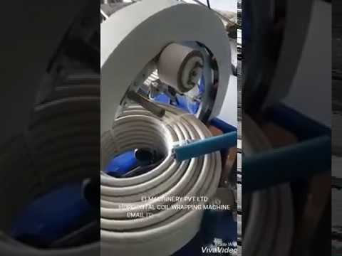 hdpe pipe coil wrapping machine