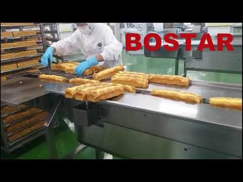 Bread packaging machine horizontal flow wrapping machines automatic packing machine