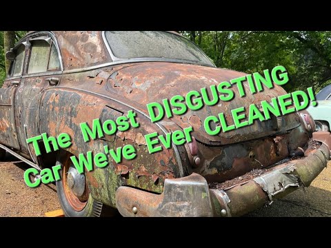 1950 Chevy Styleline cleaning up a decaying mess and getting ready to go.