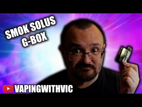 The SMOK Solus G-Box - SMOK keeps rolling out the pods...