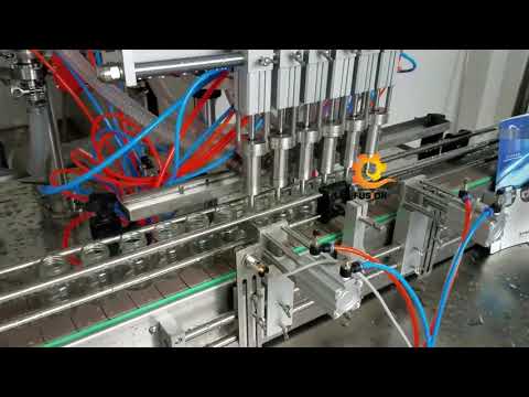 Automatic Liquid Filling Line | Syrup Filling, Capping &amp; Labeling Machine | Pharma Packaging Machine