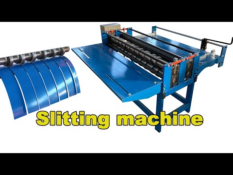 Galvanized steel slitting machine | metal slitting machine | steel coil slitting machine