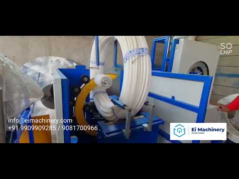 hose pipe coil wrapping machine