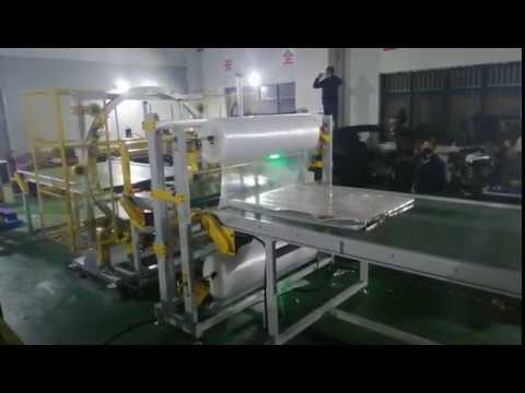 Bubble film stretch orbital wrapping machine, Bubble film covering machine