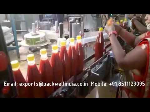 Automatic tomato sauce filling line | ketchup filling line | Sauce filling machine