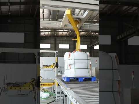 Horizontal pallet strapping machine +arm rotating pallet wrapping machine +top sheet dispenser