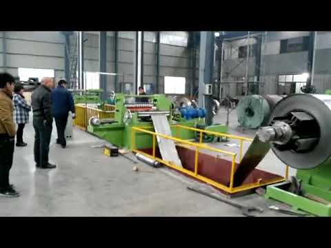 Narrow strip metal slitting line 500 to 1000mm