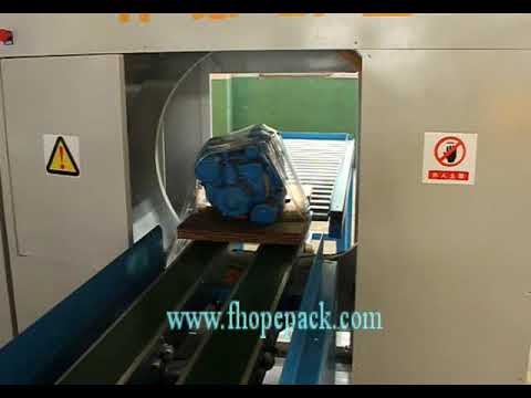 horizontal stretch wrapper and tray motor packing machine