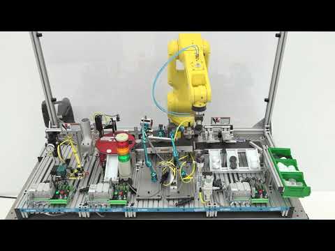 Industry 4.0 Training with a FANUC Industrial Robot | Hands-On Mechatronics Training (Amatrol)