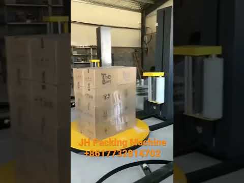 Pallet stretch machine for boxes Stretch wrapping machine Stretch wrapper for boxes