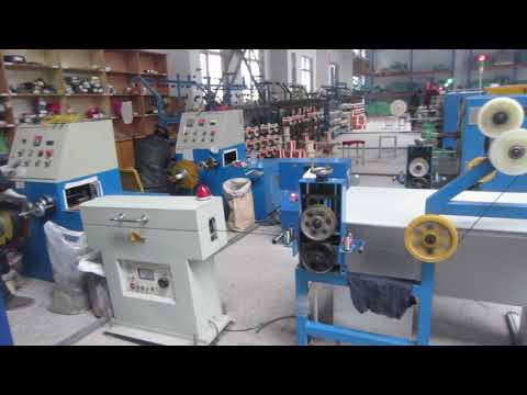 Electric cable coiling machine