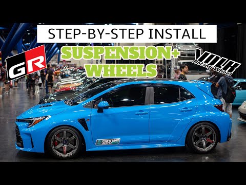 GR Corolla Coilover Suspension Install Step by Step | @FortuneAutoUSA 510