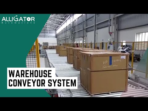 Warehouse Conveyor System - Automated Material Handling