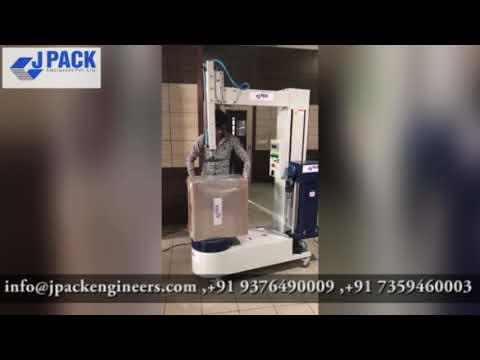 Box Stretch Wrapping Machine With Power Pre Stretch