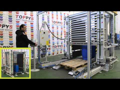 Pallet exchanger - TOPPY MASTER INVERTER (blue drums)